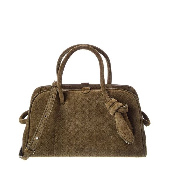 Jacquemus Handbags - Jacquemus Turismo Small Suede Shoulder Bag, Green
